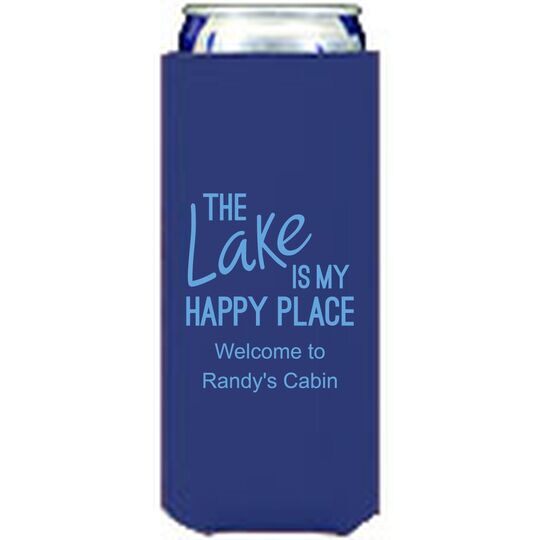 The Lake is My Happy Place Collapsible Slim Huggers